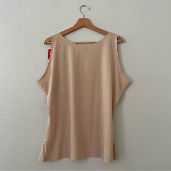 NEW Spanx Nude Tan Print Scoop Camisole Size 3X - Picture 3 of 5